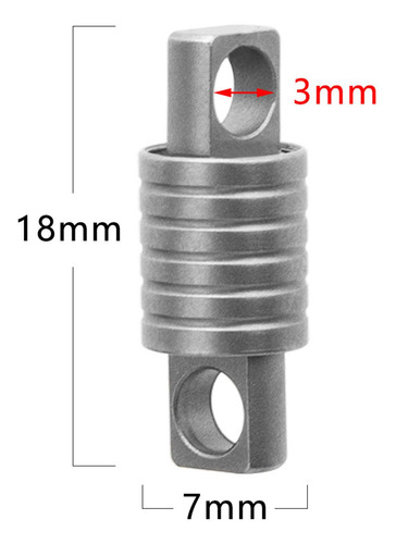 2 Mini Conector De Llavero De Titanio, Llavero De