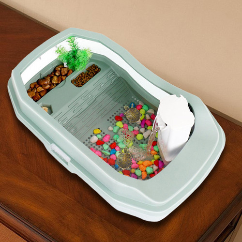 Acuario De Tortugas Tanque De Tortugas Caja Espacial Verde