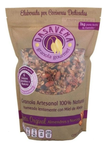 Granola Gourmet Artesanal Dasavena 1kg 100% Natural Y Rica