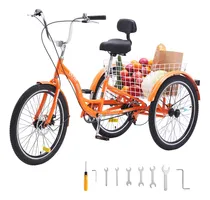 Comprar Vevor Triciclos Para Adultos 20 Pulgadas Triciclos 3 Ruedas