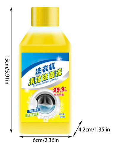 Limpiador Multiusos Para Lavadora W, 250 Ml, Washing Ma 6003