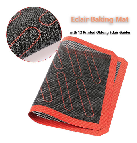 Alfombrillas De Horno De Silicona Perforadas, 2 Pcs Eclair X