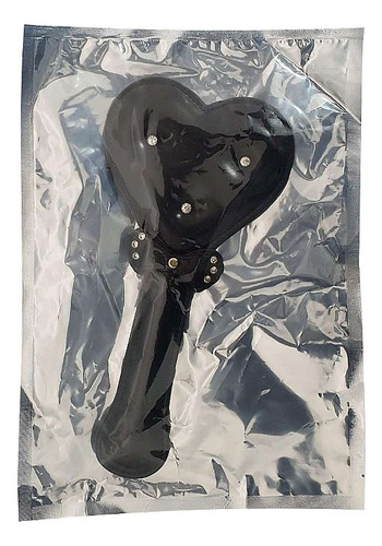 Chibata Palmatoria De Coração Com Laço Para Sadomasoquismo Cor Preto