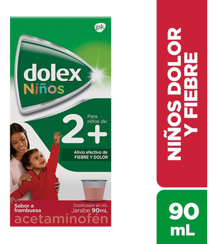 Dolex Niños 2+ Jarabe Frasco X 90ml