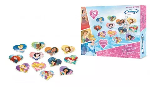 Jogo da Memória Jak Disney Princesa Toyster - 24 Cartas - Jogos de