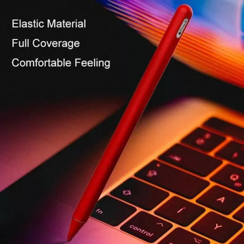 Protector De Silicona Color Blanco Para Apple Pencil 2