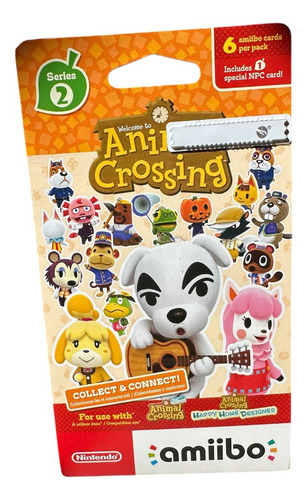 6 Tarjetas Nfc Amiibo - Animal Crossing - Sobre Sellado S2