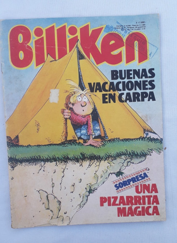 Revista Antigua * Billiken * N° 3232 Infantil Calendario 82