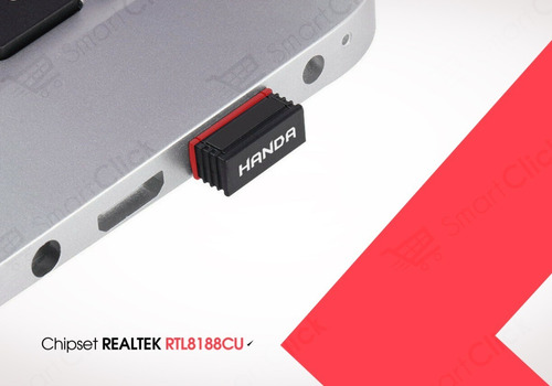 Imagen 4 de 10 de Adaptador Wifi Usb Pc Receptor Nano Realtek 2.4ghz 802.11n