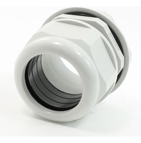 Qtqgoitem Impermeable Pg48 Cable Ajustable Gama Grisblanco