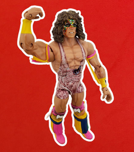  Ultimate Warrior Figura De Acción Wwe Elite Collection 