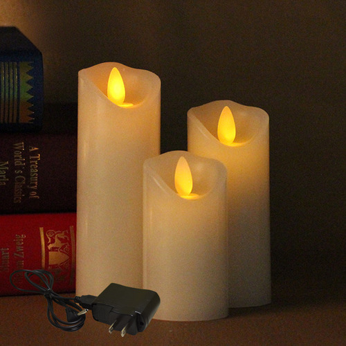 Vela Led Con Carga Usb De 5.3 X 20 Cm