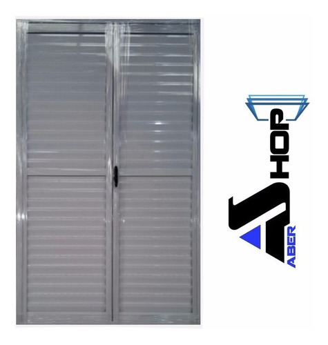 Imagen 2 de 9 de Postigon Aluminio 150x200 De Abrir 2 Hojas Abershop