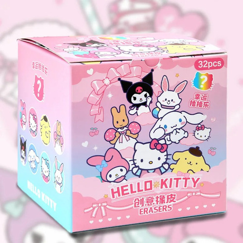 Caixa Misteriosa Hello Kitty & Friends Box Com 32 Surpresas
