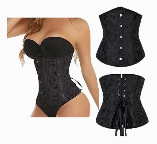 Corset Cinturilla Gótico Faja Corsette Victoriano Bordado