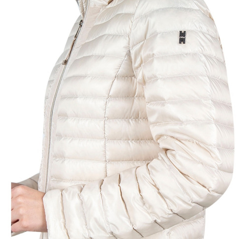 Chamarra Mujer Greenlander Pol7327 Pluma Ganso Cuello Alto