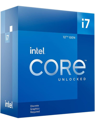 Procesador De Escritorio Para Juegos Intel Core I7-12700k...