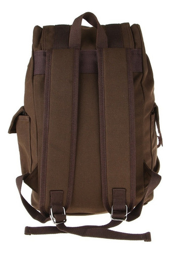 Mochila De Viaje De Café Color Negro