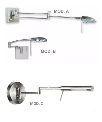 Lámpara Aplique Velador De Pared Moderno Led Dimerizable