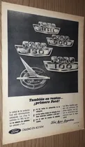Comprar P402 Clipping Publicidad Logotipos Autos Ford Año 1966