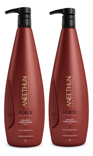 Shampoo E Máscara Aneethun Force System 1 Litro