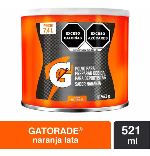 Bebida Isótonica Gatorade Naranja 521g