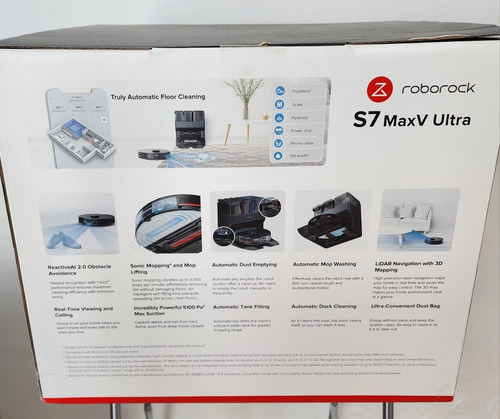Imagen 3 de 8 de Roborock S7 Maxv Ultra - Nuevo