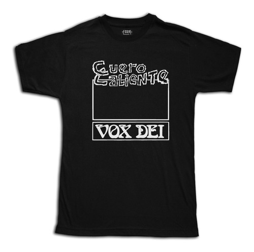 Vox Dei Cuero Caliente Remera Estampada Algodon Talles Rock