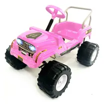 Comprar Karting A Pedal Infantil Jeep Carrocería Pvc Con Luces  C