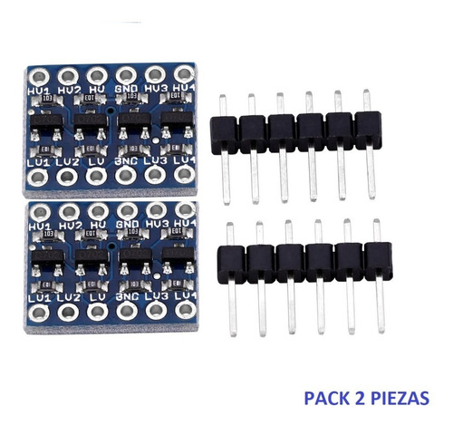 Convertidor Logico De Nivel 4 Canales 5v 3.3v Arduino