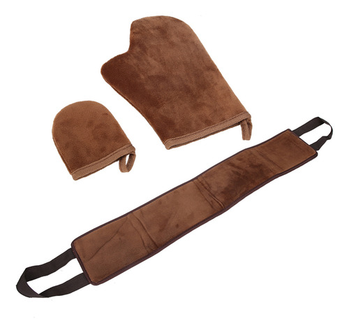 3pcs / Retroceder Aplicador De Bronceado Guantes De