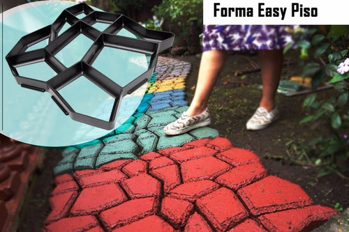 Forma Piso Jardim Caminho De Concreto Easy-piso