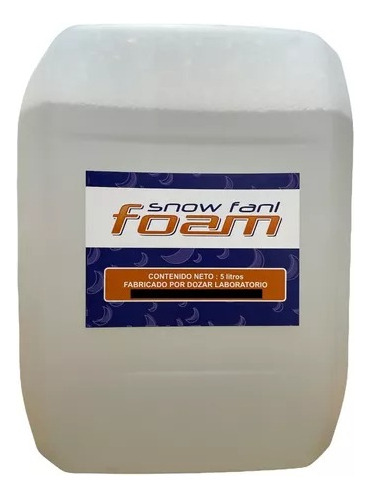 Liquido Para Maquina De Nieve Snow Fluid Dozar 5lts Fragancia Natural