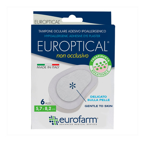 Parche Para Ojos Europtical (no Oclusivo) Eurofarm 7 Unds