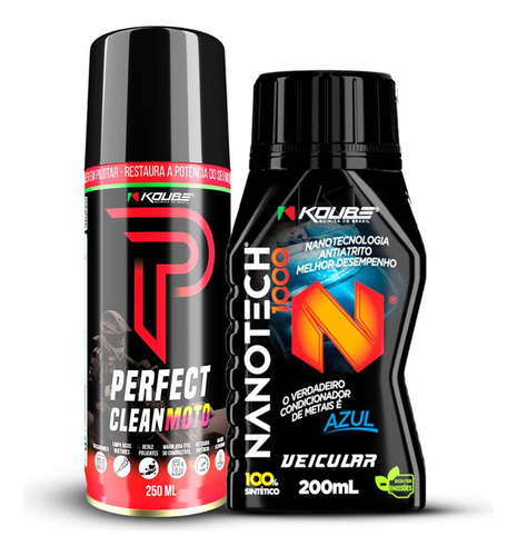 Nanotech Condicionador De Metais + Perfect Clean Moto