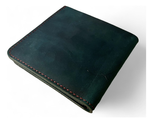 Cartera Sencilla Bifold Simple / Negra Azul Lisa