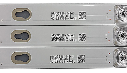 Kit 3 Barras Led Tv L43s4900 43d2900 43hr330m08a5 V0