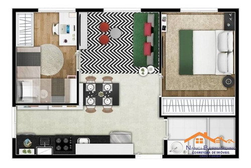 Imagem 14 de 14 de Pin Internacional Guarulhos 2 Dorm 36,09 M² 1 Vaga Carro Descoberta - 20169