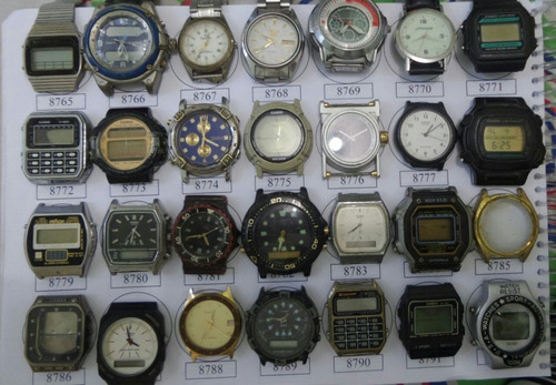 Lote 32 Sucatas Casio E Outros- Máquina Do Tempo
