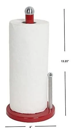 Soporte Para Toalla Papel Rojo