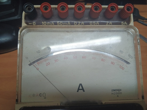 Amperímetro De Laboratorio Multipreci Aoip H2000a 10ma A 5a (Usado)