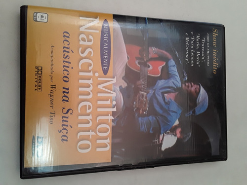 Dvd Milton Nascimento Acustico Na Suiça Suiza