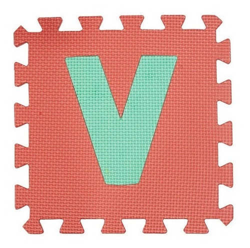 Alfombra Puzzle Goma Eva Letras 10 Piezas Infantil