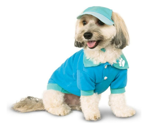 Disfraz Mascota Jugador De Golf Celeste
