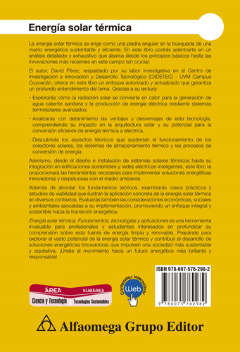 Libro Tec Energía Solar Térmica Tecnicas Para Aprovecharla