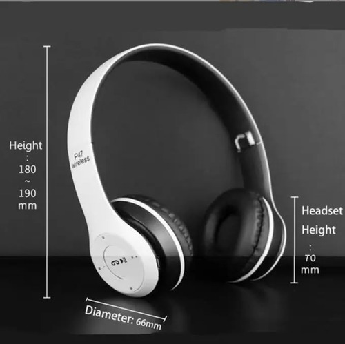 Audífonos Inalambricos Bluetooth De Diadema Con Micrófono