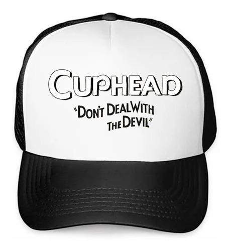 Gorra Jockey Logo Cuphead- Hermanos Taza