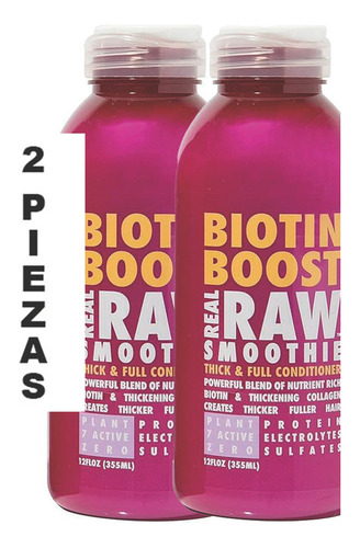 Acondicionador Real Raw Biotin Boost 355 Ml,2