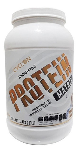 Alimento Polvo Proteina 1362g Protein Matrix Cyclon Sabor Crema De Maní