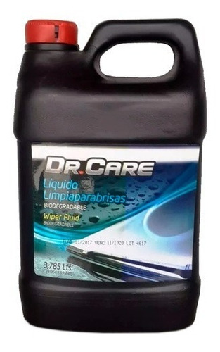 Liquido Limpia Vidrio Parabrisas Desengrasante Dr.care Galon